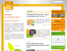 Tablet Screenshot of ideealsace.com